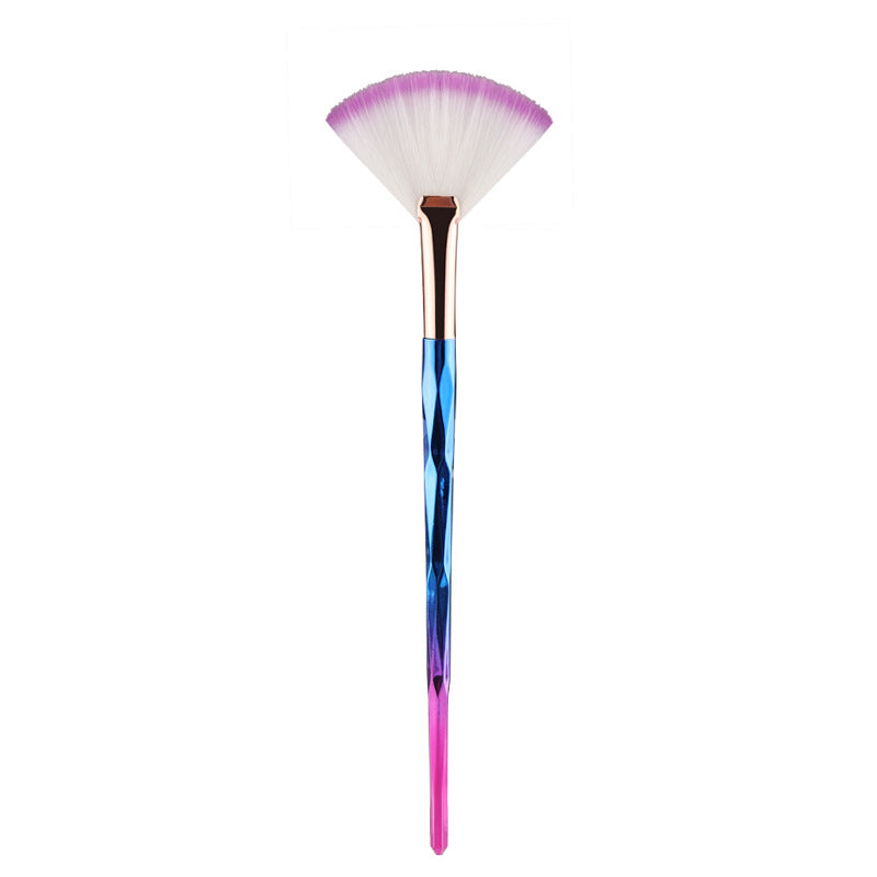 Fan-shaped Highlight Brush Even Soft Cosmetic Makeup Brushes Accessories