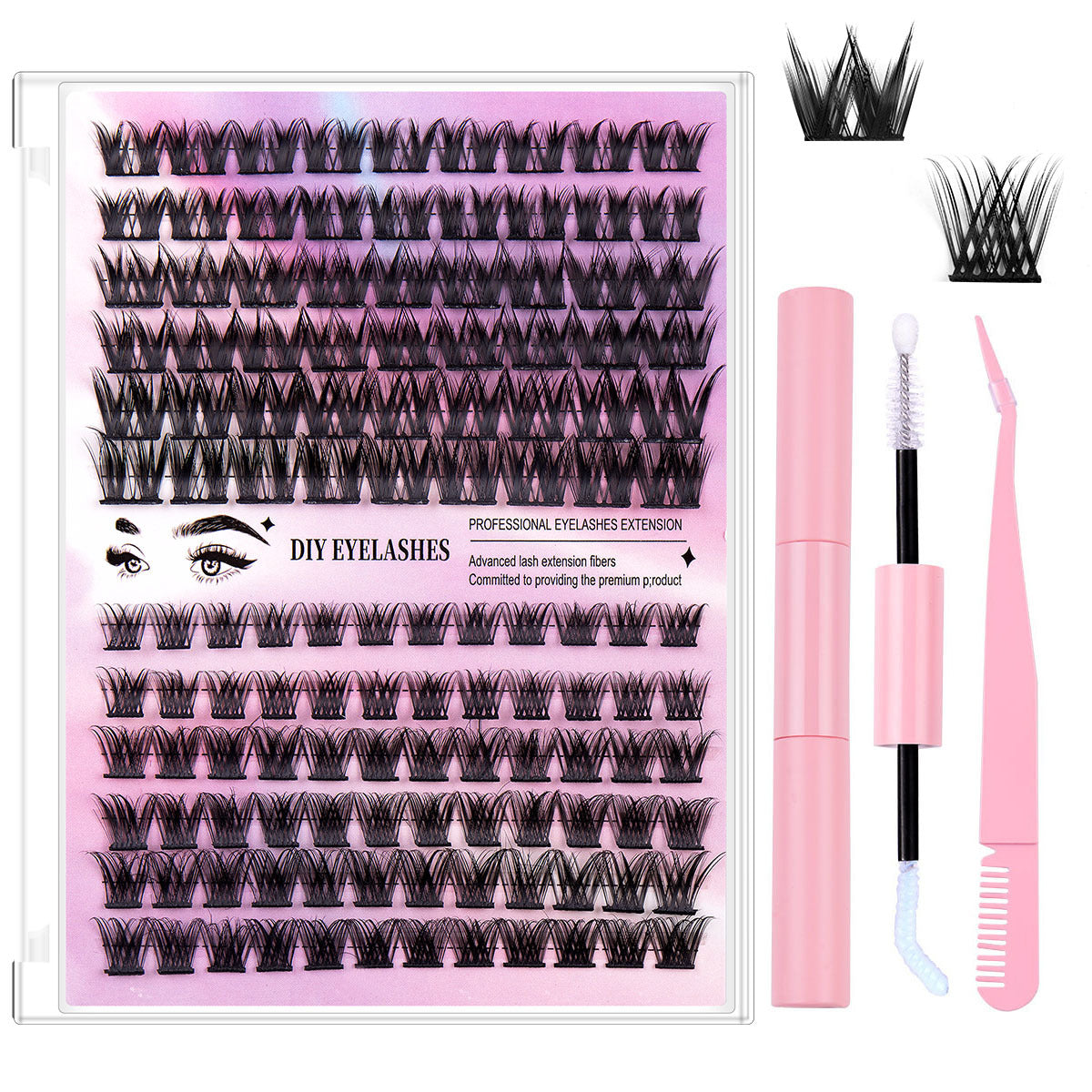 Eyelash Sets Of Boxes Natural Thick Volume Individual False Lashes