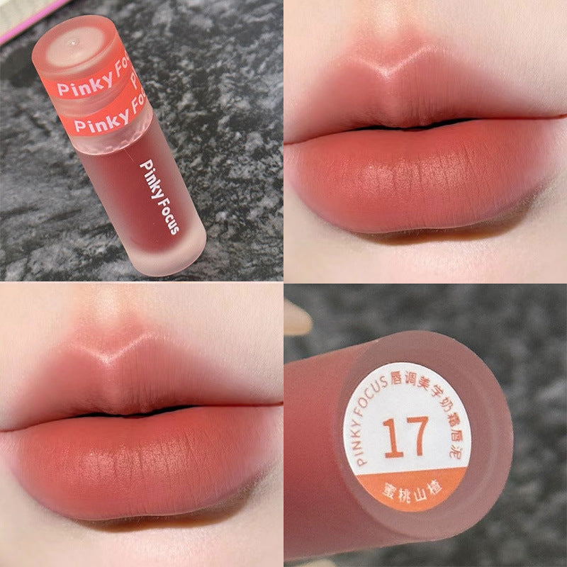 Gloss à lèvres Veet Milk Cream Mud Color Lacquer pour femme