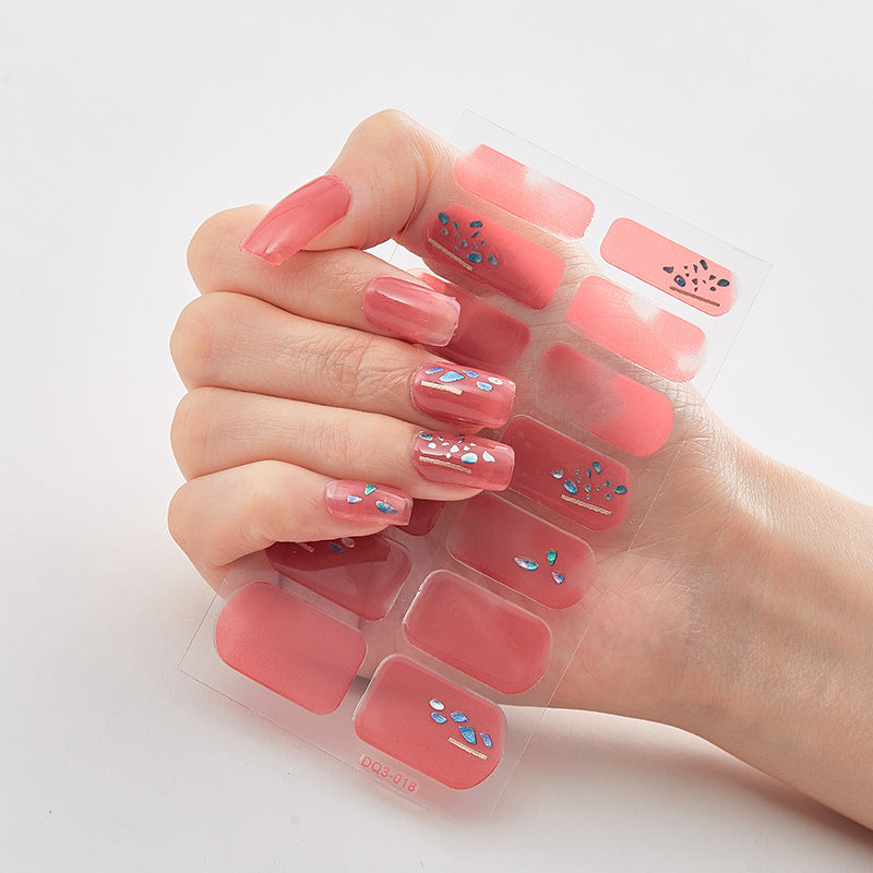 Source Technology Laser Gilding Full Priority Nail Stickers