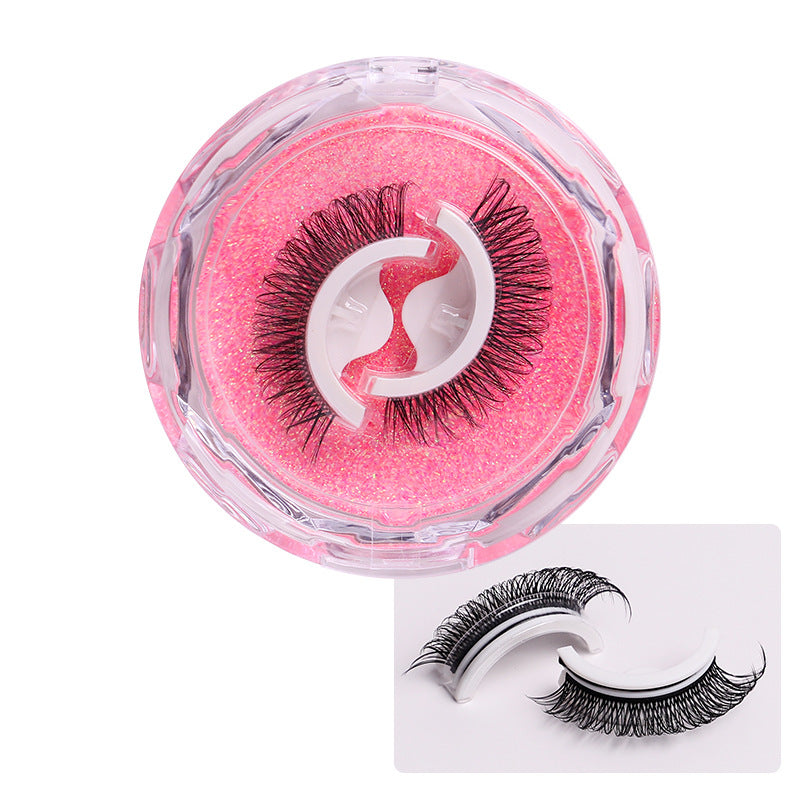 With Dense Curvature Eyelash Pairs Of Chemical Fiber False Lashes