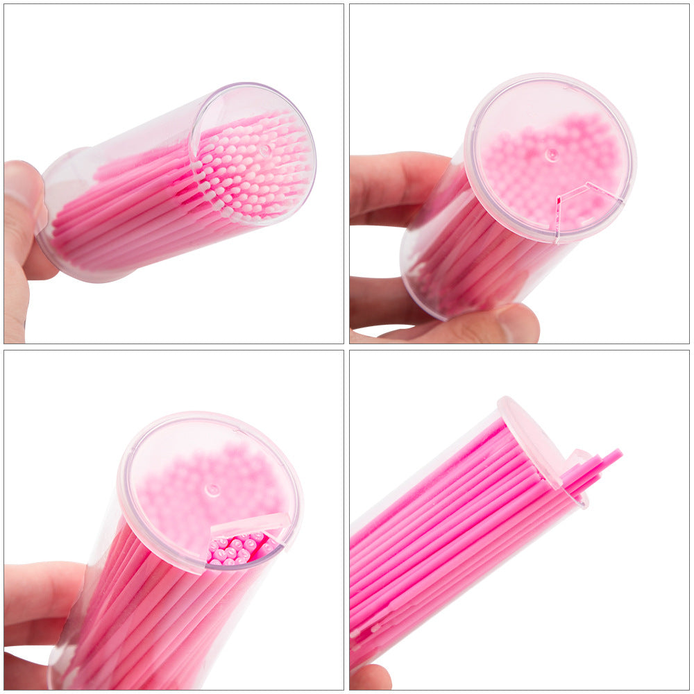 Colorful Multifunctional Cosmetic Cotton Swab Eyelash False Lashes