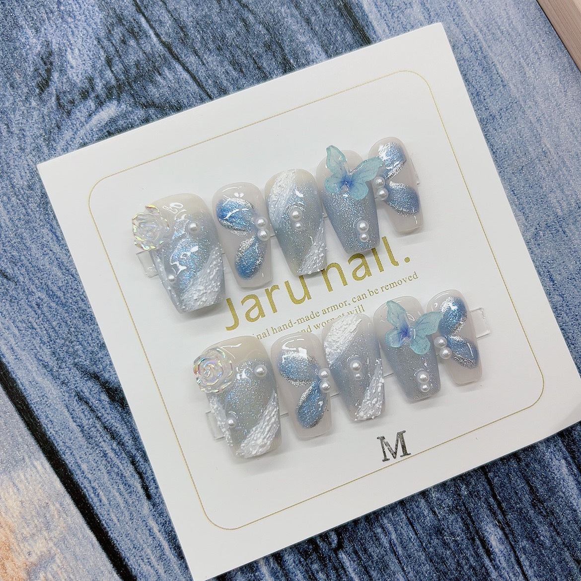 Hollow Short Medium Style Advanced Handmade Wear Nail Stickers