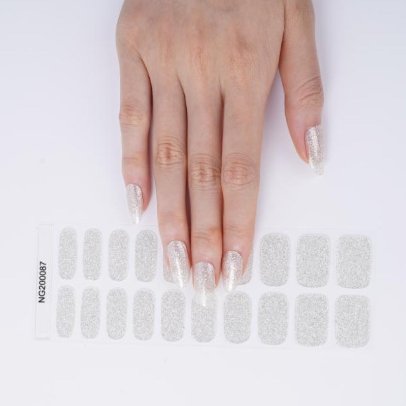 Gel Finger Therapy Light Uv Half Nail Stickers