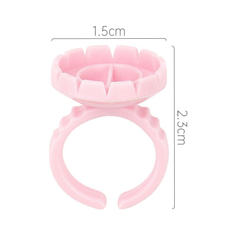 Eyelashes Eyelash Mounting Tray Epoxy Flowering Ring Cup False Lashes