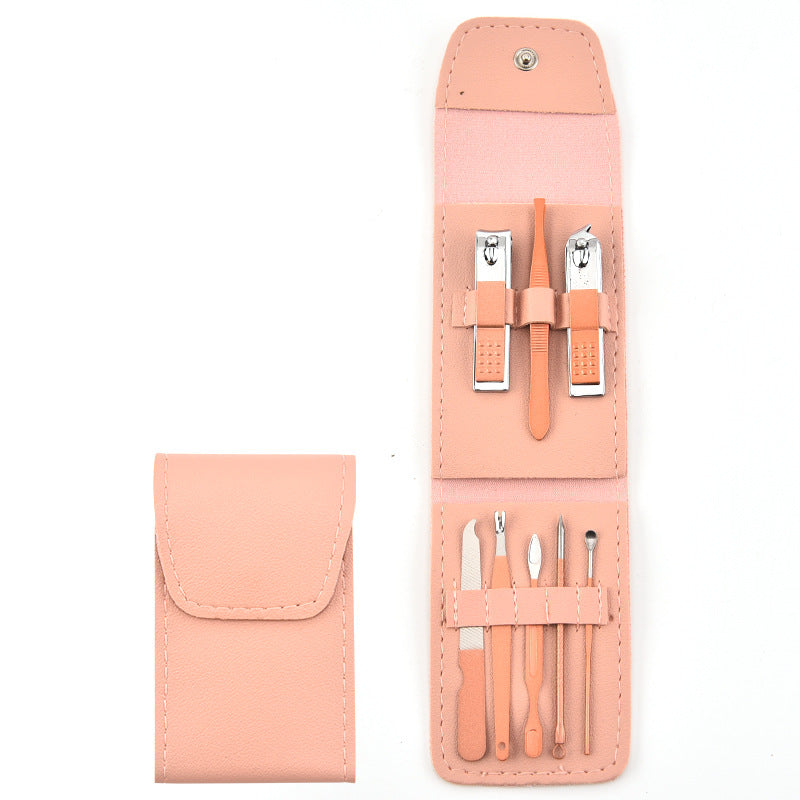 Trousse de manucure pliable pour ciseaux, coupe-ongles, ensemble d'outils pour ongles