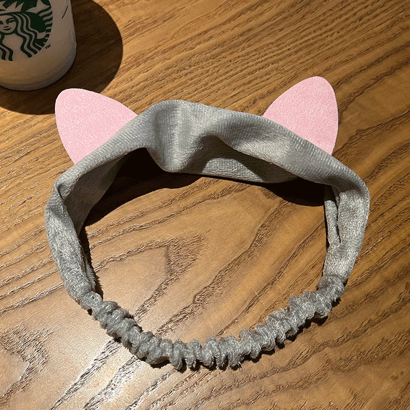 Band Cat Ears Wash Yoga Running Elastic Makeup Accessories