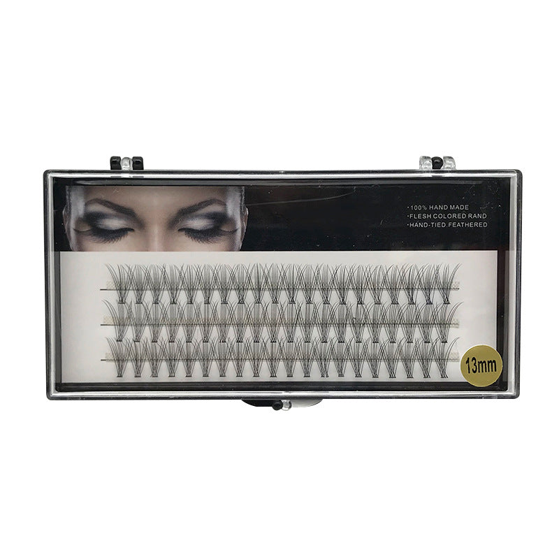 Eyelash Eyelashes Three Rows Soft Comfortable Fine Stem Not False Lashes