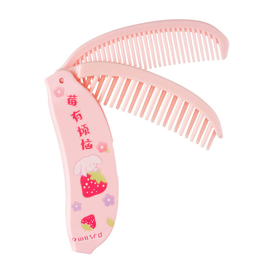 Brosses et peignes de voyage portables et pliables pour massage du cuir chevelu