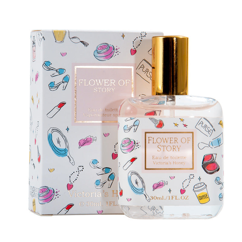 Flower Words Perfume Lady Long-lasting Light Women's Fragrances