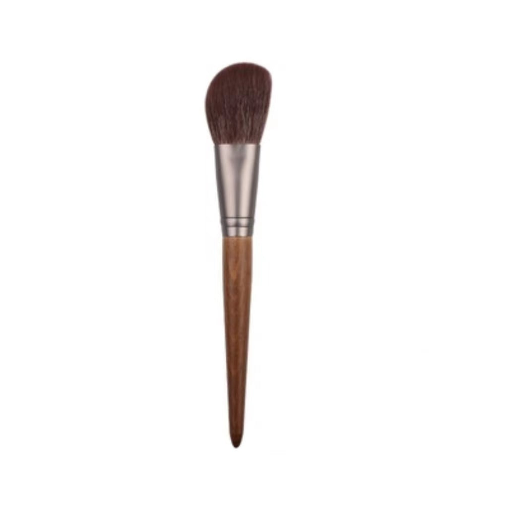 Log Beech Handle Animal Brush Wool Powder Blush Makeup Brushes Accessories