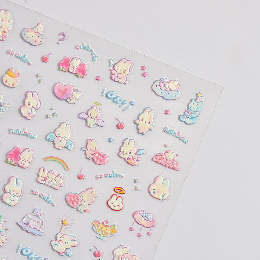 Shell Light Stationery Phone Case Cute Nail Stickers