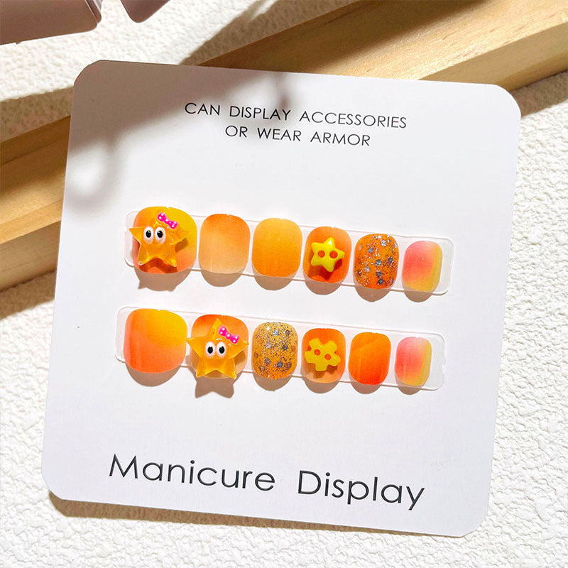 Autocollants pour ongles de petite taille en trois dimensions pour manucure de la série pour enfants