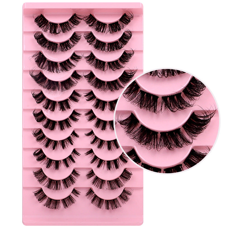 Russian Volume Split Eyelashes Thick Curl False Lashes