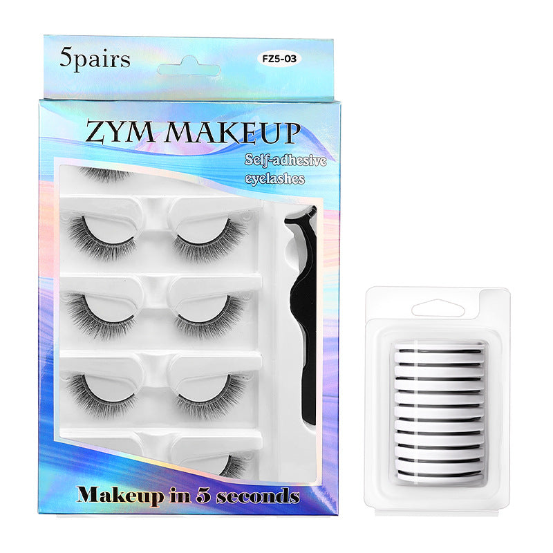 Glue Comfortable Soft Stem Self-adhesive Little False Lashes