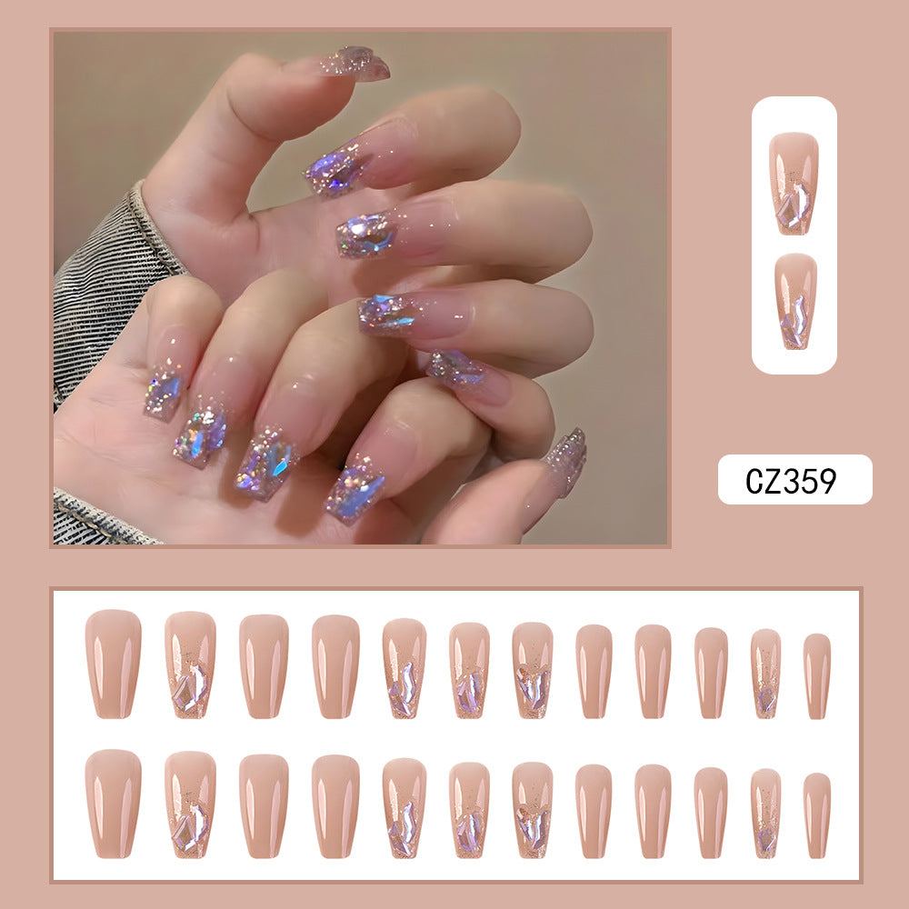 Pièce de beauté longue et faite à la main en forme de papillon pour nail art