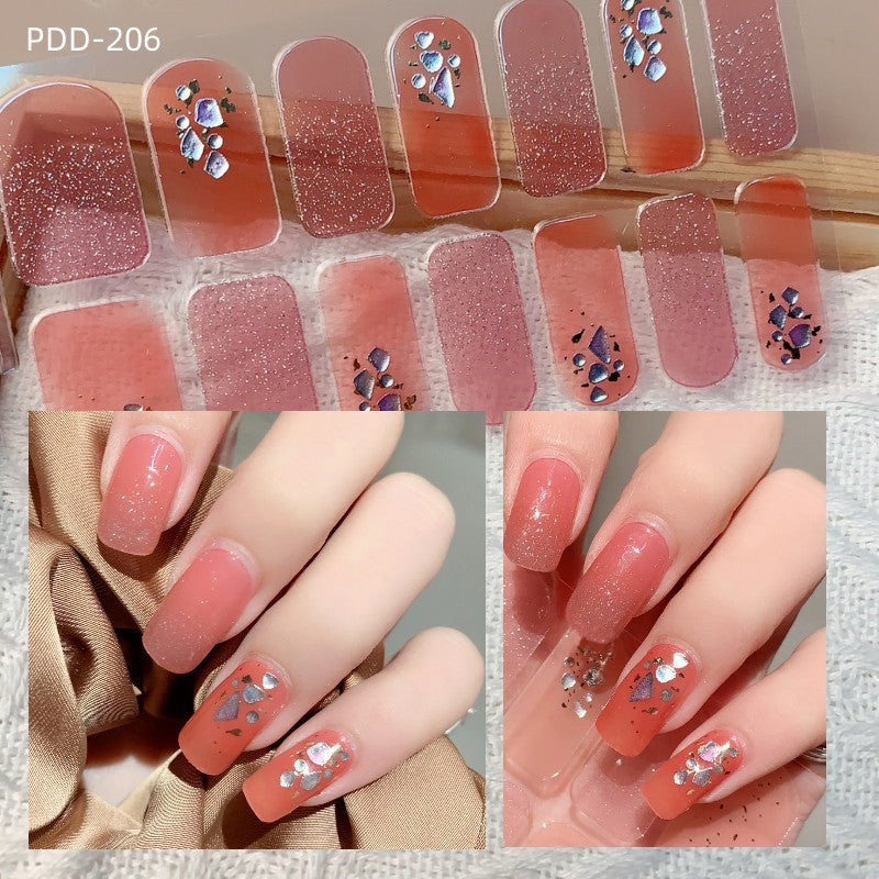 Love Waterproof Durable Applique Finished Patch Nail Art