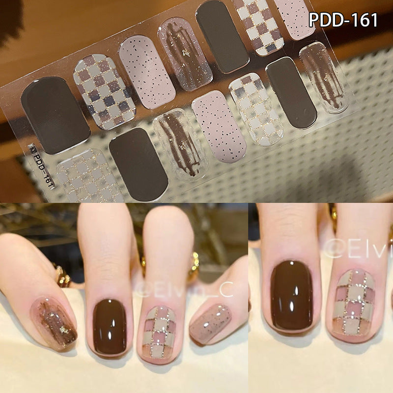 Love Waterproof Durable Applique Finished Patch Nail Art