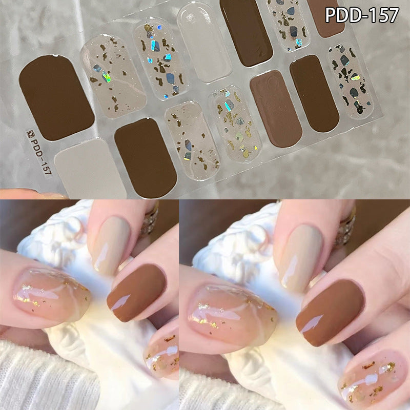 Love Waterproof Durable Applique Finished Patch Nail Art