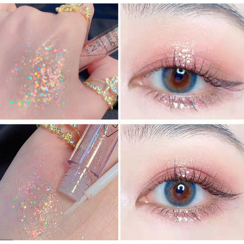 Super Flash Sequins Polarized Shiny Crystal Pen Brightening Monochrome Eyeshadow