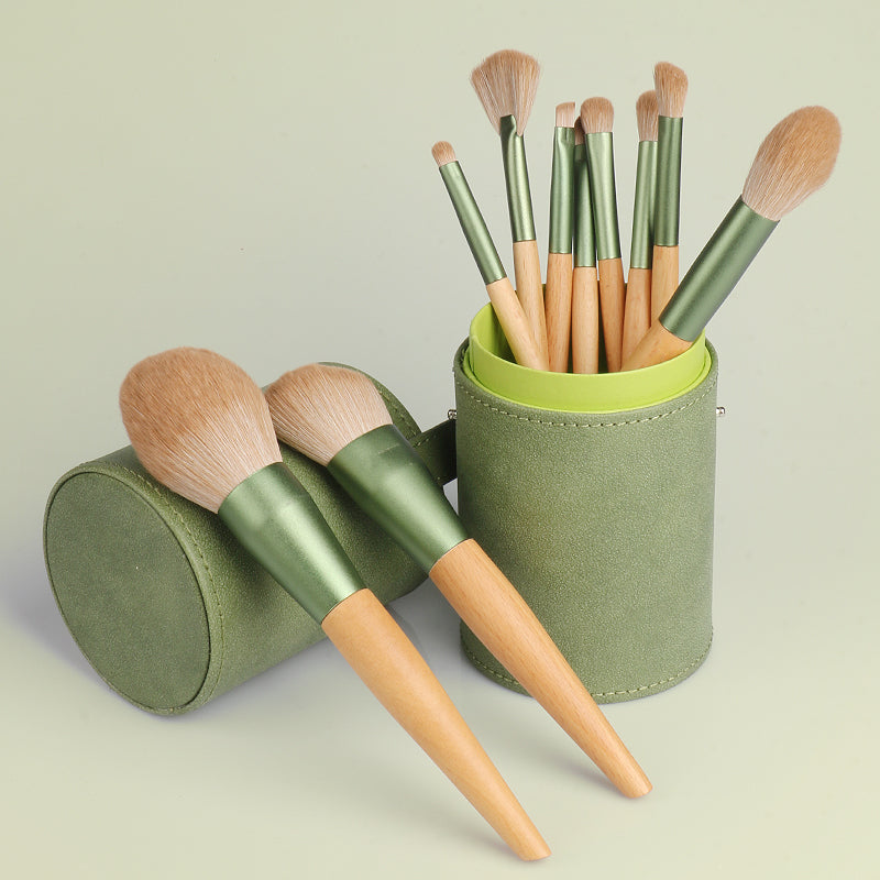 Pencil Portable Desktop Dustproof Pen Container With Lid Makeup Brushes Accessories