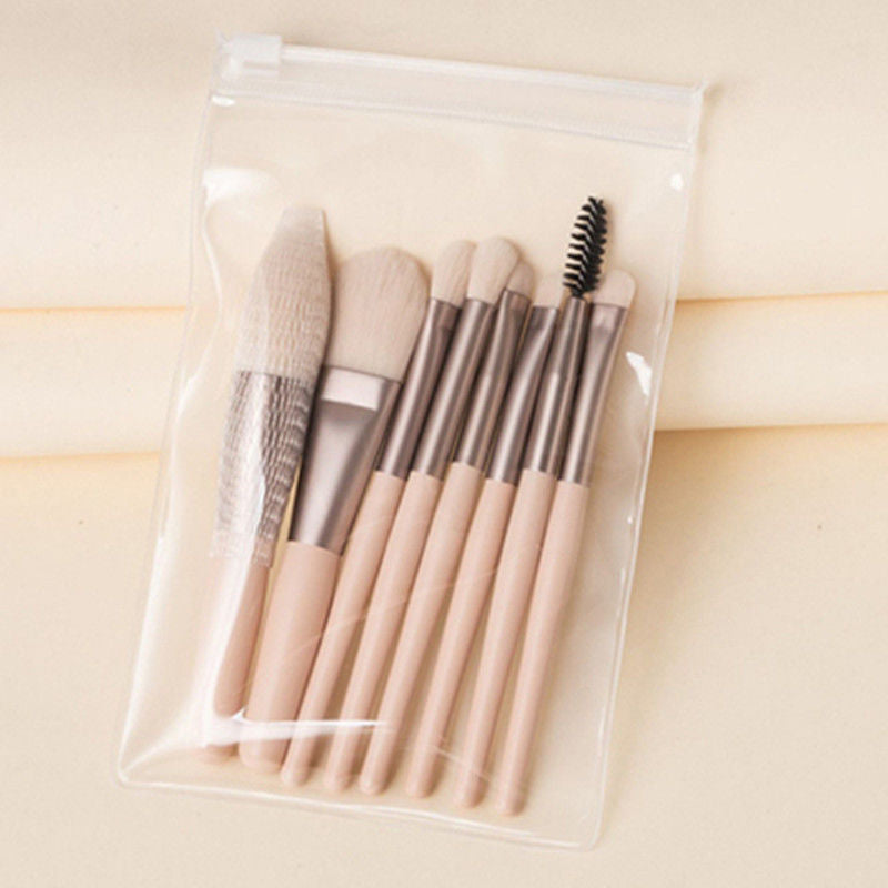 Suit Morandi Portable Models Macaron Shadow Makeup Brushes Accessories