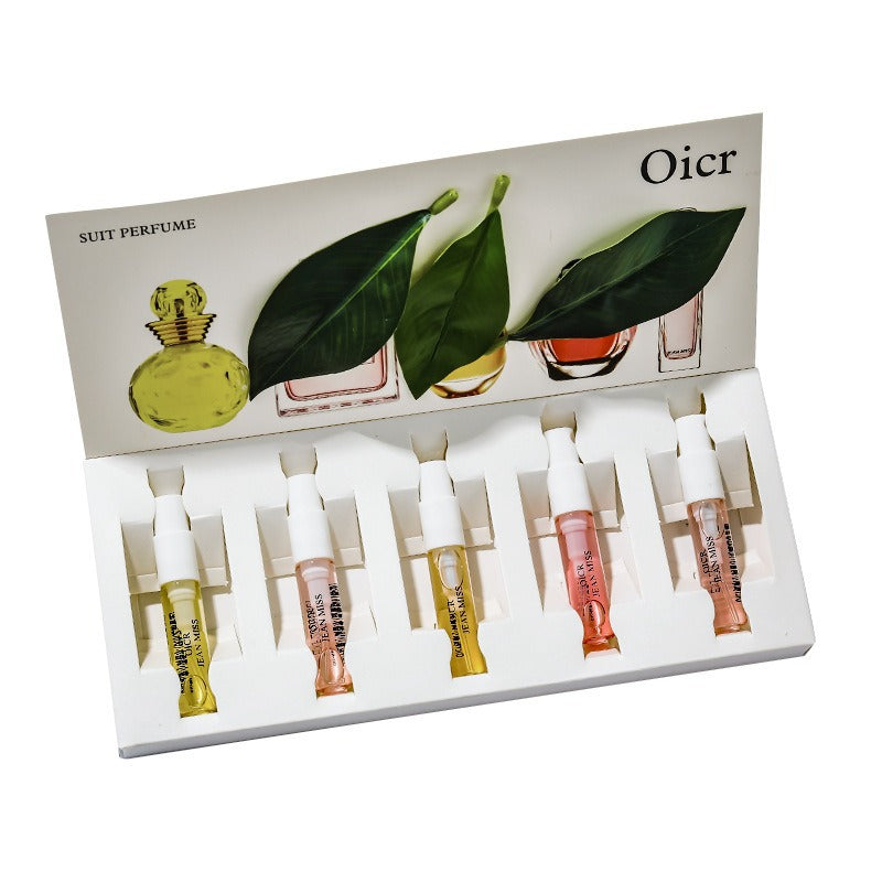 Pack de test de parfums Q Version pour femmes Parfums pour femmes durables et frais pour salon