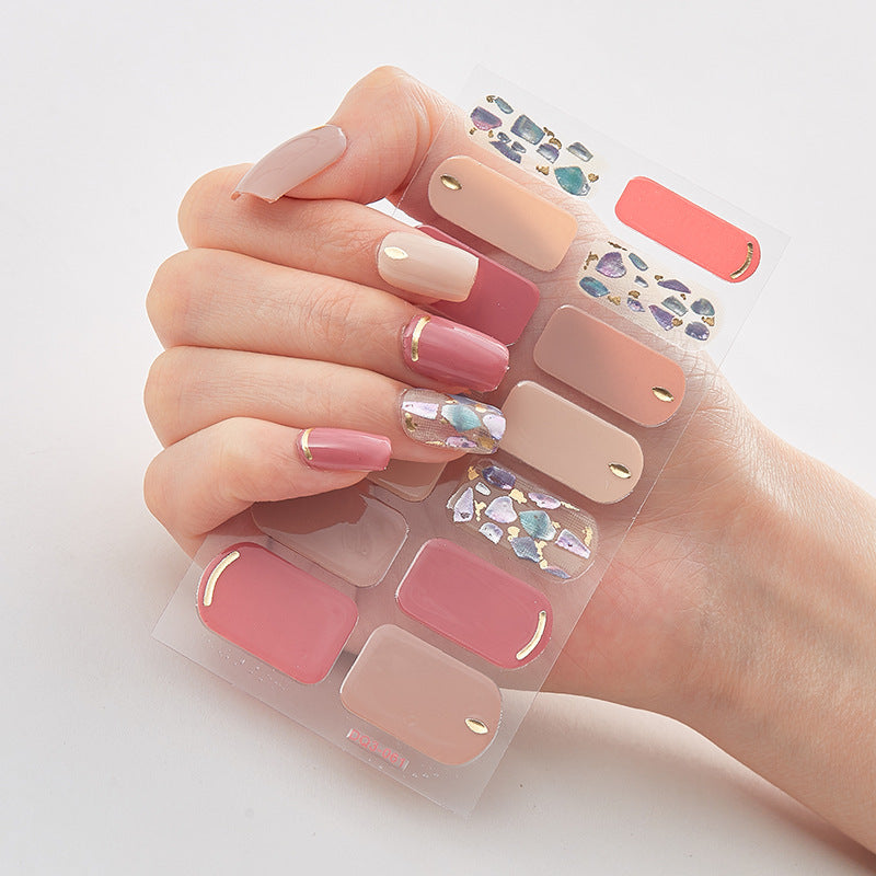 Source Technology Laser Gilding Full Priority Nail Stickers