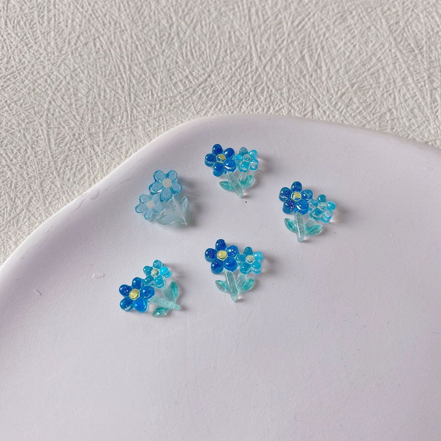 Three-dimensional Resin Fresh Flower Fingernail Decoration Nail Care Nail Art