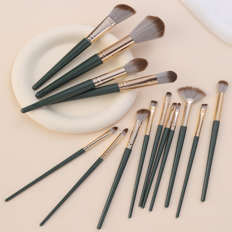 Green Cloud Brush Suit Soft Beauty Makeup Brushes Accessories