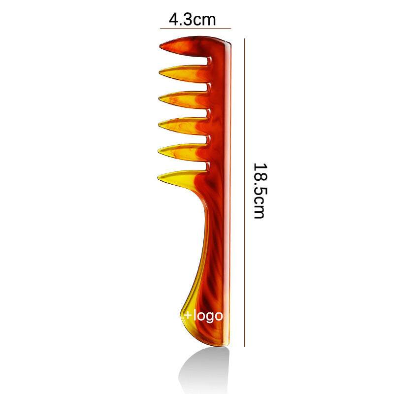 Style pour hommes pour les cheveux gras Brosses et peignes à cheveux à dos large