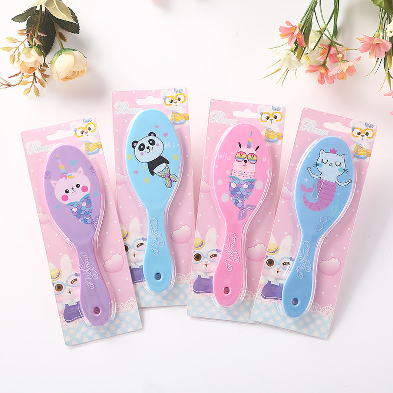 Brosses et peignes à cheveux de princesse congelée super mignons de coiffure de dessin animé