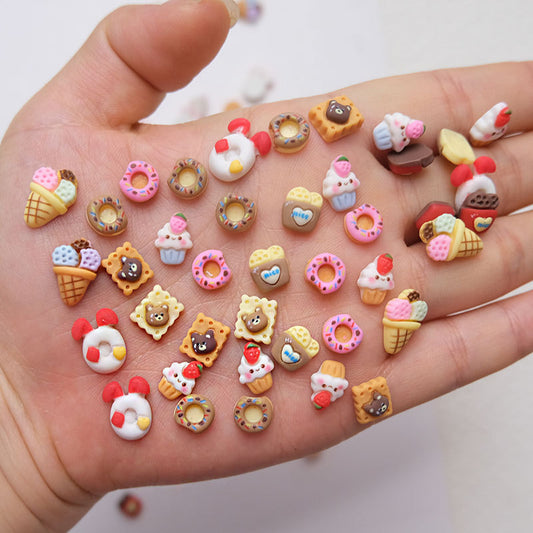 Simulation Candy Toy Ice Cream Donut Nail Care Nail Art