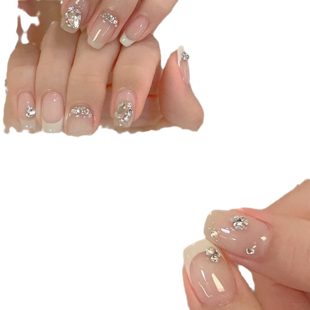 In The Debris Manicure Simple Graceful Bride Wedding Nail Stickers