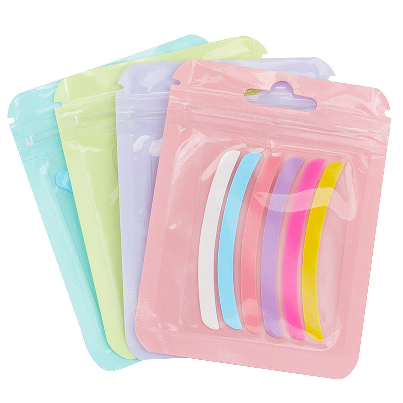 Bande de protection en silicone pour cils permanents, faux cils auxiliaires