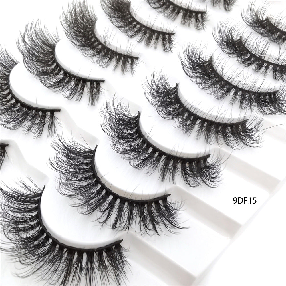 Eyelash Russian Fried Eyelashes Messy Curly Fluffy Pairs Chemical False Lashes