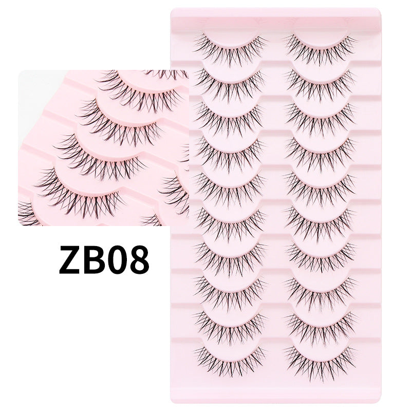 Single Fish Line Stem Segmented Fox False Lashes