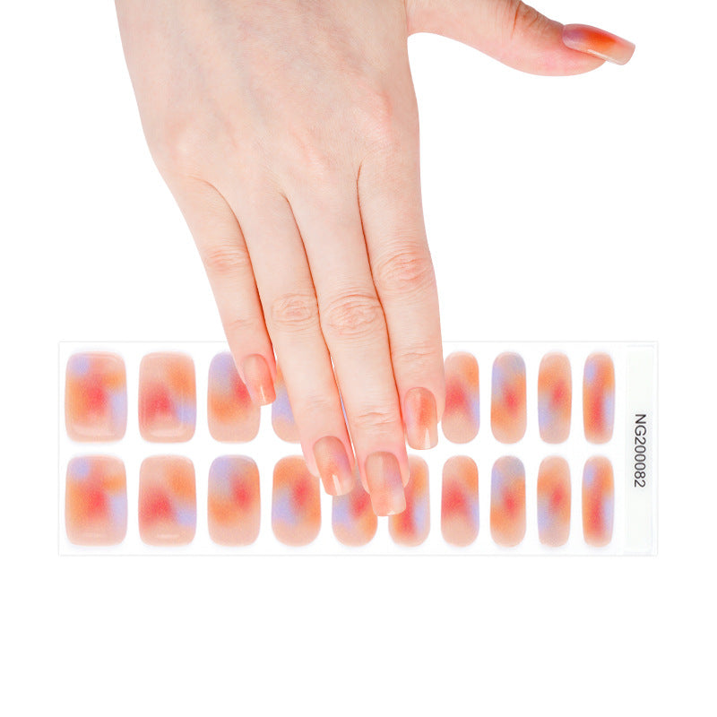 Glamorous Versatile Light Gel Uv Paper Nail Stickers