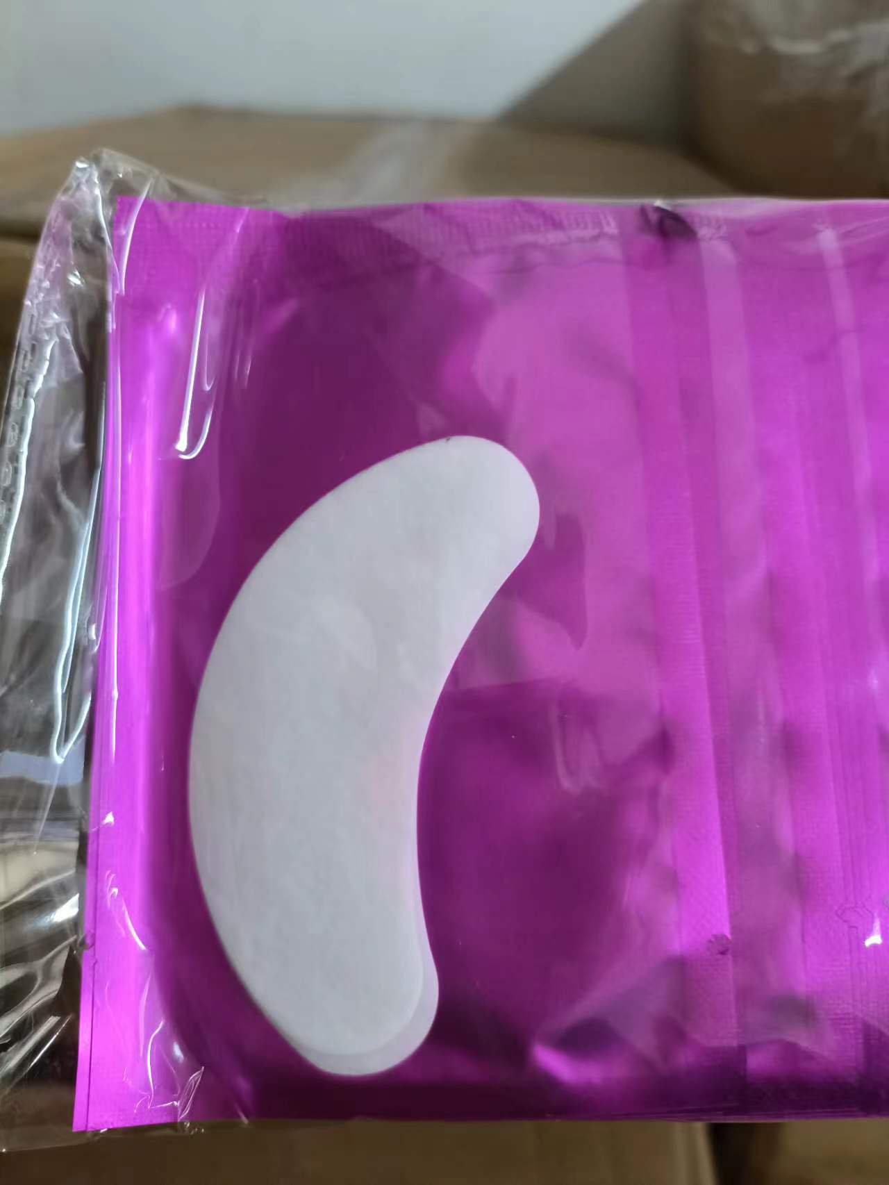 Coussin d'isolation pour greffe de cils violet Accessoires de maquillage hydrogel