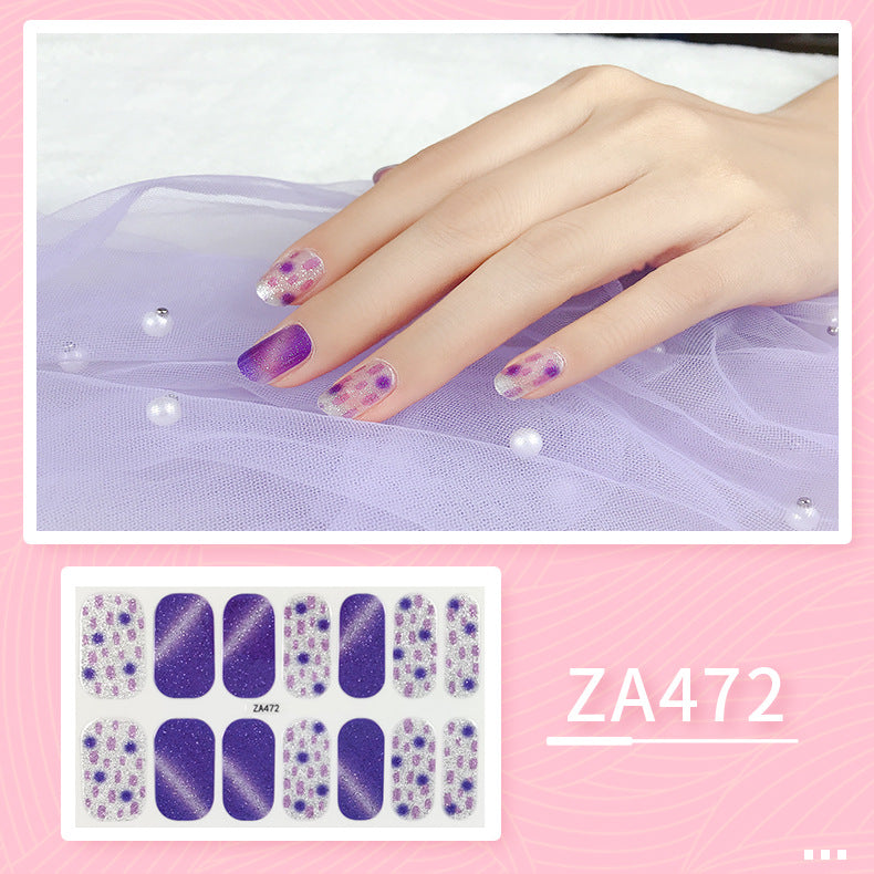 Oil Film Manicure Implement Long Lasting Waterproof Nail Stickers