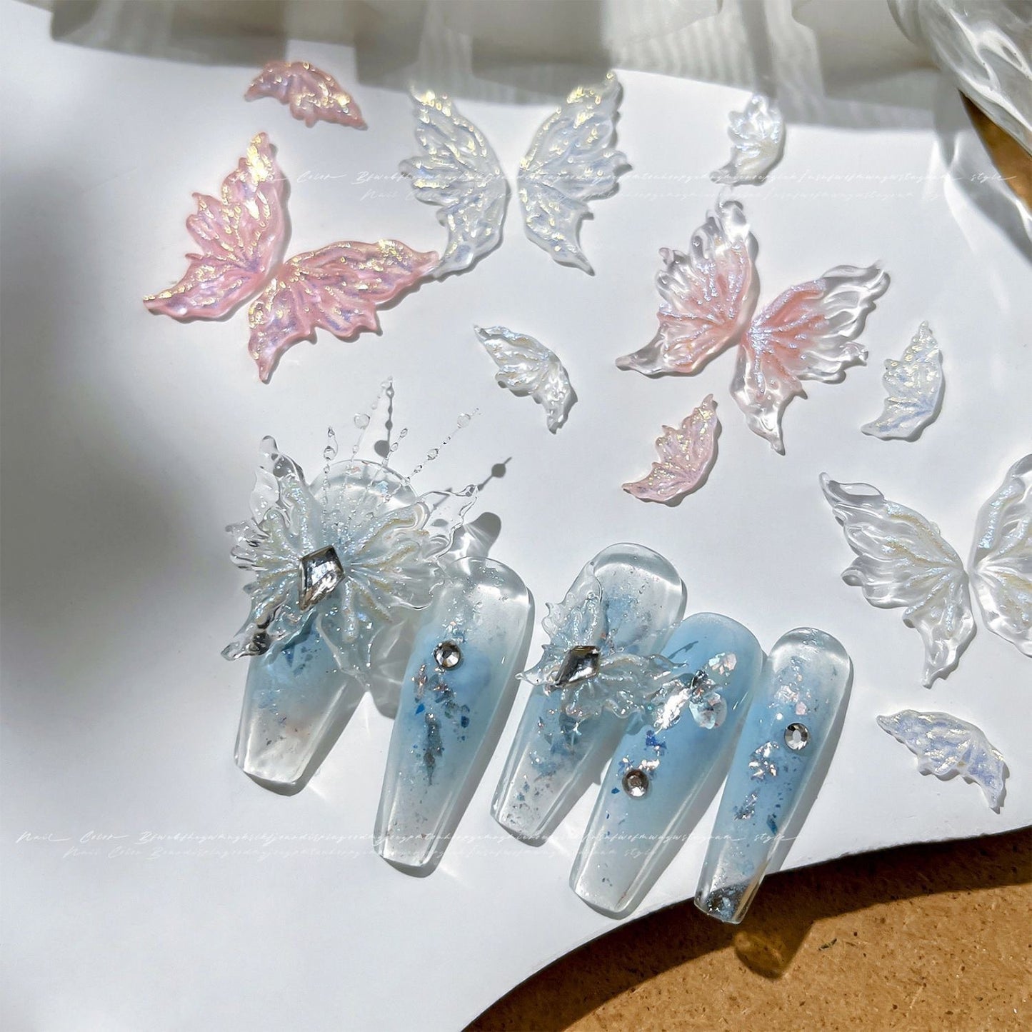 Wings Resin Combination Fresh Half Wear Nail Care Nail Art