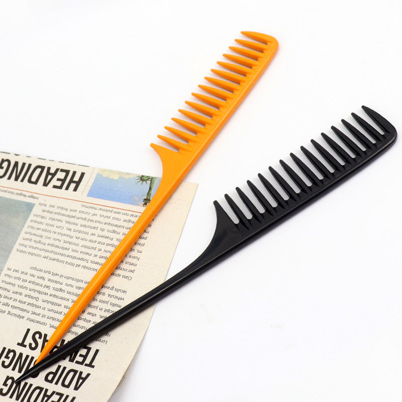 Hairdressing Plus Thick Wide Teeth Tail Plastic Large Tooth Hair Brushes & Combs