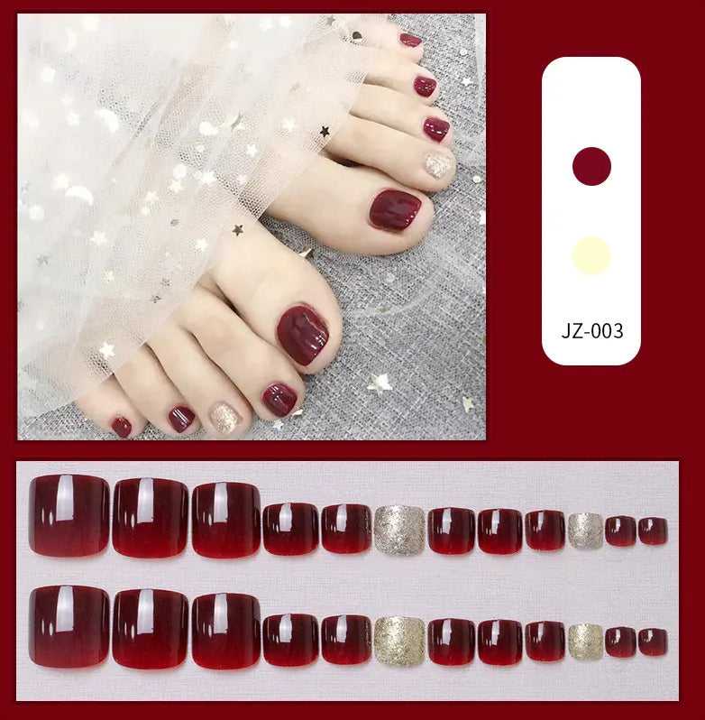 Portez un patch pour les pieds Beauty Piece amovible Nail Art