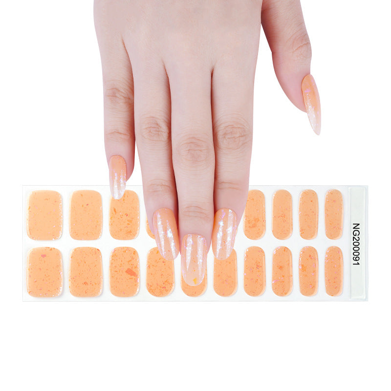 Glamorous Versatile Light Gel Uv Paper Nail Stickers