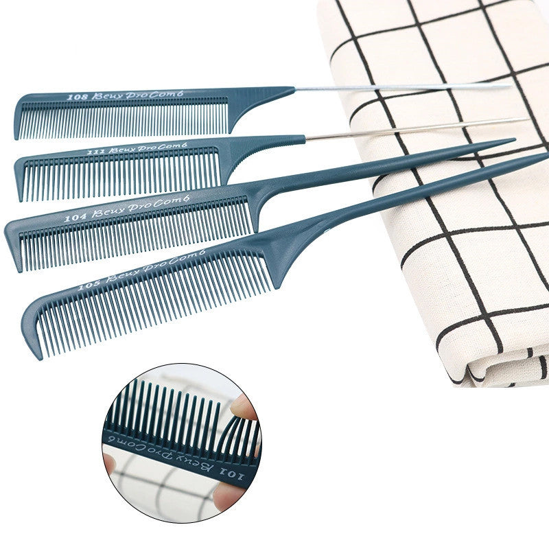 Barber Special Cutting Pointed Tail Fine Hair Brushes & Combs