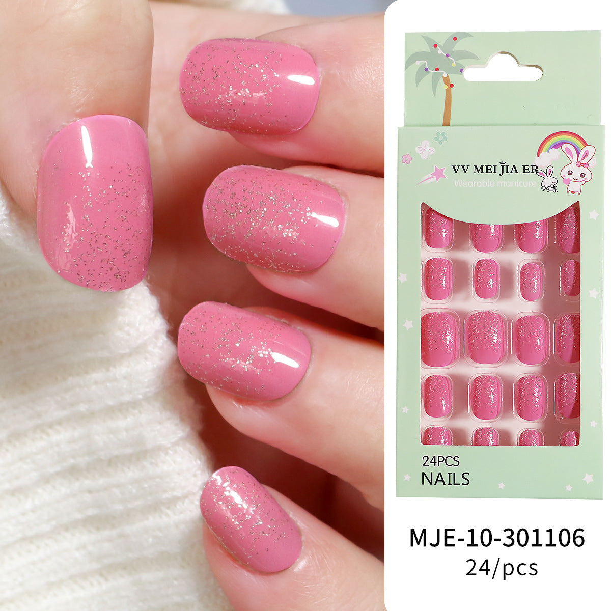 Faux ongles pour enfants en boîte Wear Armor Nail Art