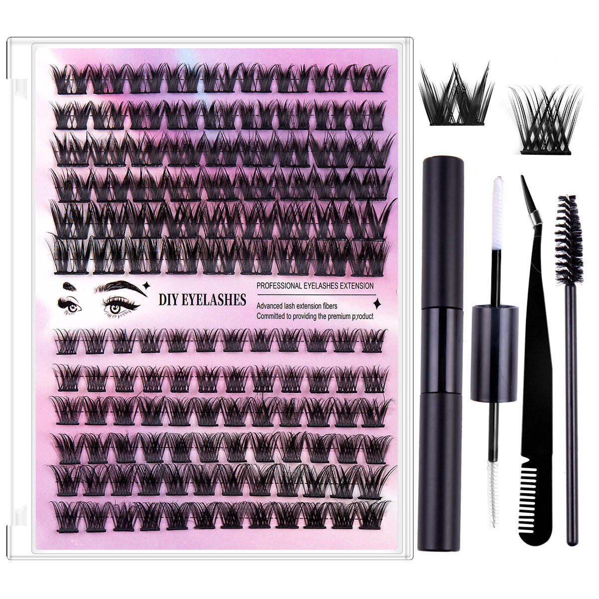 Eyelash Sets Of Boxes Natural Thick Volume Individual False Lashes