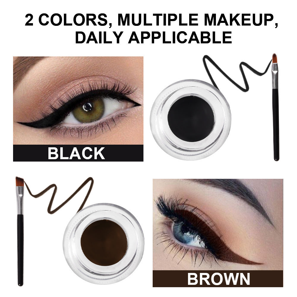 Two-color Waterproof Creamy No Stain On Eye Makeup Accessories