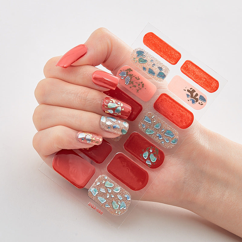 Source Technology Laser Gilding Full Priority Nail Stickers