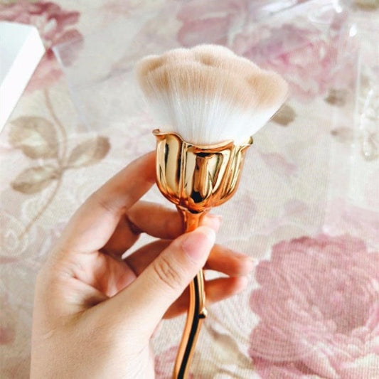 Rose Powder Brush Single Dust Remover Makeup Brushes Accessories